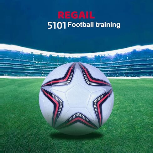 كرة القدم REGAIL مقاس 5 مخيطة آليًا لمقاومة الركل القوية لألعاب التدريب كرة القدم in Saudi Arabia