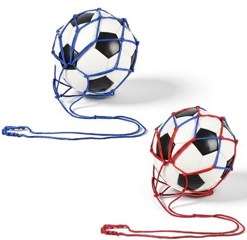 2 Pcs Soccer Kick Trainer, Football Return Net Fits Size 3, 4, 5 Balls Soccer Training Aid Equipment for Throw Solo Juggling Practice in Saudi Arabia