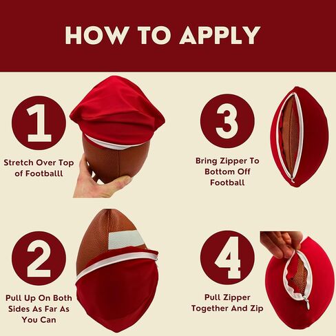 غطاء كرة القدم الزلقة | معدات تدريب كرة القدم لتحسين القبضة ومنع التحسس | ملحقات تدريب لاعب الوسط وجهاز الاستقبال للركض الخلفي | يناسب المقاس القياسي 9 | تدريب لأيام اللعبة الممطرة in Kuwait