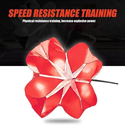 Running Speed Chute Resistance Parachute 56 inch Powerchute Umbrella Training Sprint Power Soccer Trainer for Runner, Football, Soccer Drilling in Saudi Arabia