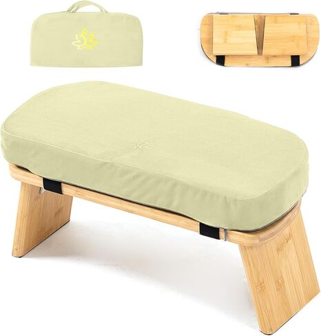 مقعد للتأمل، مقعد للتأمل من الخيزران، مقعد للتأمل للركوع قابل للطي، مقعد للصلاة من سيزا، مقعد للصلاة مع وسادة للتأمل، مقعد للركوع (أسود) in Kuwait