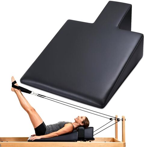 TOBWOLF Pilates Wedge, Non-Slip Workout Wedge for Pilates Reformer, Removable Wedge Mat for Prenatal Exercise & Beginners, Gentle Support Cushion for Reformer, Mat, Home & Studio Use in Saudi Arabia