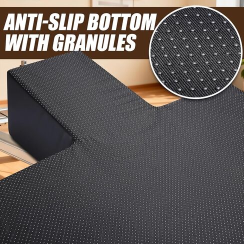 TOBWOLF Pilates Wedge, Non-Slip Workout Wedge for Pilates Reformer, Removable Wedge Mat for Prenatal Exercise & Beginners, Gentle Support Cushion for Reformer, Mat, Home & Studio Use in Saudi Arabia