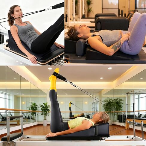 TOBWOLF Pilates Wedge, Non-Slip Workout Wedge for Pilates Reformer, Removable Wedge Mat for Prenatal Exercise & Beginners, Gentle Support Cushion for Reformer, Mat, Home & Studio Use in Saudi Arabia