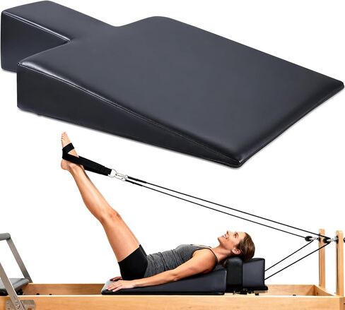 TOBWOLF Pilates Wedge, Non-Slip Workout Wedge for Pilates Reformer, Removable Wedge Mat for Prenatal Exercise & Beginners, Gentle Support Cushion for Reformer, Mat, Home & Studio Use in Saudi Arabia