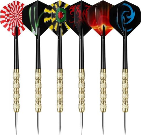 Accmor 90pcs Standard Dart Flights Set, Dart Flights for Steel Tip Darts/Soft Plastic Tip Darts, Dart Replacement Flights Accessories in Saudi Arabia