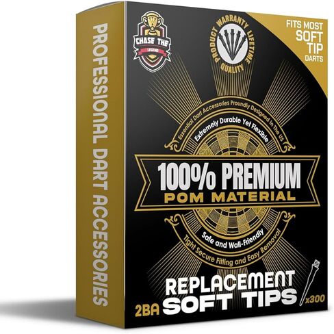 KOOWOD Soft Dart Tips Set - 2BA Thread Darts Replacement Points Accessories - Unique Premium POM Material in Kuwait