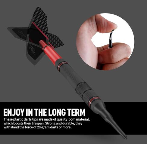 KOOWOD Soft Dart Tips Set - 2BA Thread Darts Replacement Points Accessories - Unique Premium POM Material in Kuwait