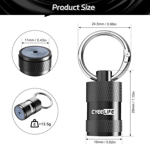 CyeeLife Keyring Dart Sharpener Stone,Portable Dart Point Sharpener,Rapid Sharpening Tool,Dart Accessories in Kuwait