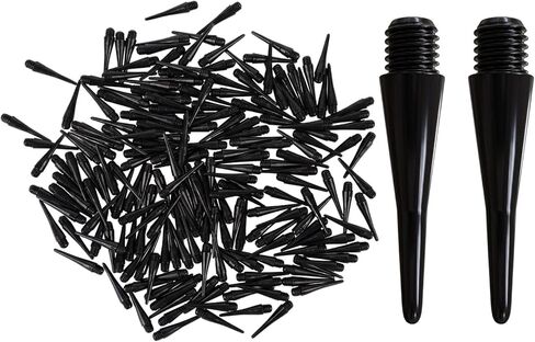 200 Pack 2BA Thread Soft Dart Tips - Premium Plastic Replacement Points, Essential Accessories for Electronic Dartboards & Soft Tip Darts, Good Gifts for Men Women in Kuwait