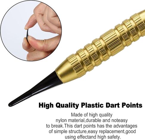 200 Pack 2BA Thread Soft Dart Tips - Premium Plastic Replacement Points, Essential Accessories for Electronic Dartboards & Soft Tip Darts, Good Gifts for Men Women in Kuwait