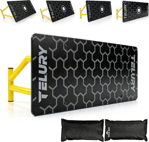 4-Angle Soccer Rebounder Board, Portable Soccer Rebound Wall for Passing, First Touch & Shooting Training, Heavy Duty HDPE Kick Back Trainer in Kuwait