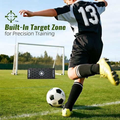 4-Angle Soccer Rebounder Board, Portable Soccer Rebound Wall for Passing, First Touch & Shooting Training, Heavy Duty HDPE Kick Back Trainer in Kuwait