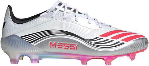 adidas Mens F50 Messi Elite Firm Ground Soccer Cleats - White in Saudi Arabia