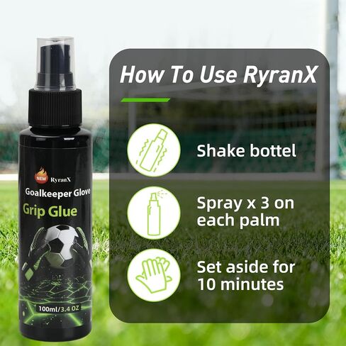 Easter Gifts Goalkeeper Glove Grip Spray, 100ml, Professional Soccer Training Equipment for Goalie Gloves Easter Gift in Saudi Arabia