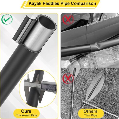 Kayak Paddle for Adults,70 to 95in Paddle Board Paddles Telescopic Frosted Pipe Shaft Kayaking Boating Canoeing with 1 Free Paddle Leash Double Oar Float Paddle Sturdy Durable in Saudi Arabia