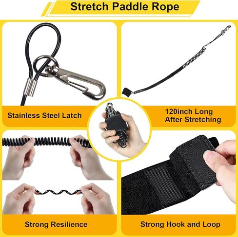 Kayak Paddle for Adults,70 to 95in Paddle Board Paddles Telescopic Frosted Pipe Shaft Kayaking Boating Canoeing with 1 Free Paddle Leash Double Oar Float Paddle Sturdy Durable in Saudi Arabia