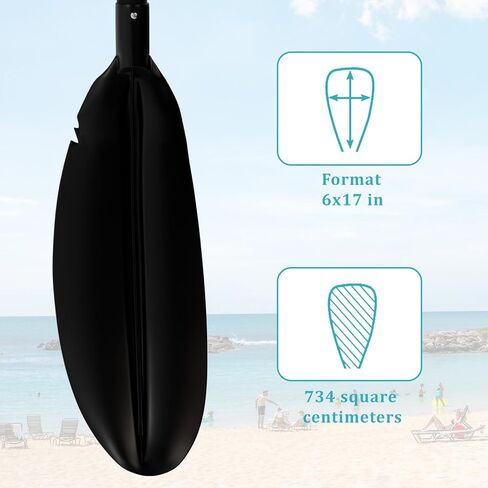Floating Kayaking Oars,Paddle Board Paddle Detachable Adjustable Alloy Shaft Lightweight Ideal for Kayak Surfing Water Sports Adults Beginners in Kuwait