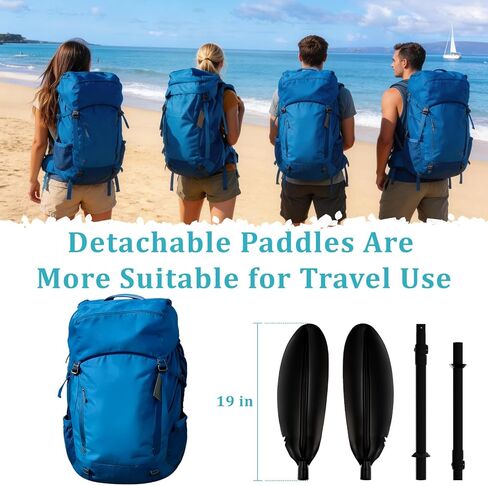Floating Kayaking Oars,Paddle Board Paddle Detachable Adjustable Alloy Shaft Lightweight Ideal for Kayak Surfing Water Sports Adults Beginners in Kuwait