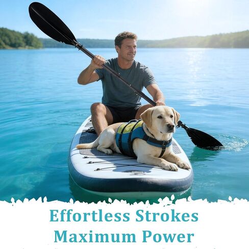 Floating Kayaking Oars,Paddle Board Paddle Detachable Adjustable Alloy Shaft Lightweight Ideal for Kayak Surfing Water Sports Adults Beginners in Kuwait