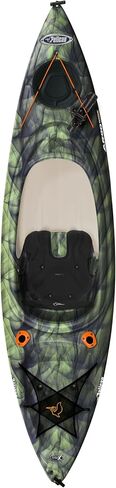 Pelican Argo 100X - Angler Sit in Fishing Kayak - Vapor Black Lime - إسطبل خفيف الوزن - مقعد مبطن Ergoform ™ - 10 قدم in Saudi Arabia