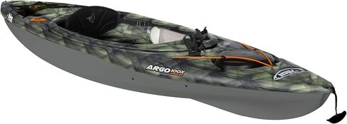 Pelican Argo 100X - Angler Sit in Fishing Kayak - Vapor Black Lime - إسطبل خفيف الوزن - مقعد مبطن Ergoform ™ - 10 قدم in Saudi Arabia