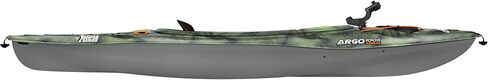 Pelican Argo 100X - Angler Sit in Fishing Kayak - Vapor Black Lime - إسطبل خفيف الوزن - مقعد مبطن Ergoform ™ - 10 قدم in Saudi Arabia