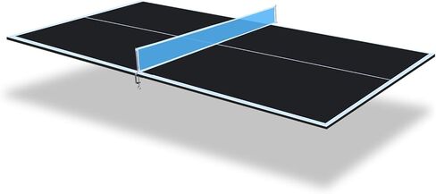 قمة تحويل بينج بونج متوسطة الحجم بطول 7/8/9 قدم مع مجموعة شبكية لطاولات البلياردو وطاولات البلياردو - الجزء العلوي التنظيمي يحول البلياردو إلى طاولة بينج بونج أزرق/أخضر/أسود in Kuwait