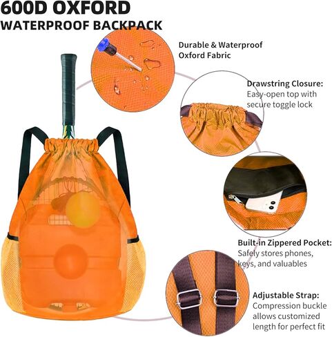 Tennis Trainer Rebounder Set- Portable Solo Practice System with 3 Rebound Balls, Waterproof Backpack & Stable Base,Perfect Tennis Buddy for Adults & Kids,Ideal Tennis Gift in Kuwait