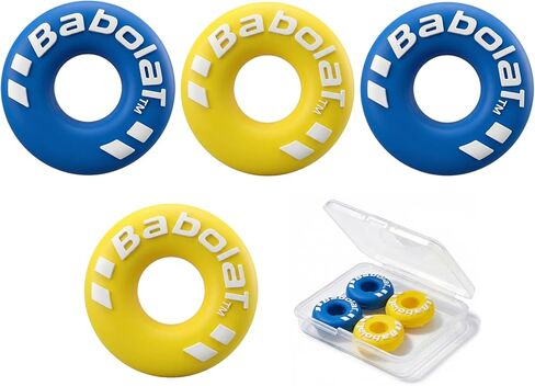 Tire-Shaped Tennis Racket Vibration Dampener, 6-Pack, Shock Absorbers for Racquet Strings, Reduces Vibration and Noise, Durable Rubber in Kuwait