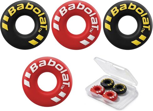 Tire-Shaped Tennis Racket Vibration Dampener, 6-Pack, Shock Absorbers for Racquet Strings, Reduces Vibration and Noise, Durable Rubber in Saudi Arabia