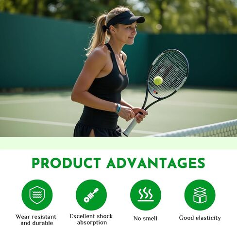 Tire-Shaped Tennis Racket Vibration Dampener, 6-Pack, Shock Absorbers for Racquet Strings, Reduces Vibration and Noise, Durable Rubber in Saudi Arabia
