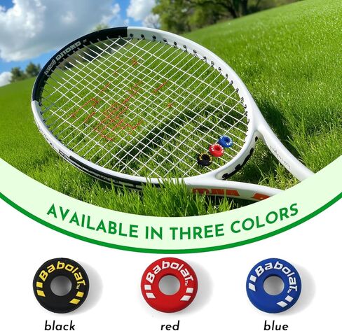 Tire-Shaped Tennis Racket Vibration Dampener, 6-Pack, Shock Absorbers for Racquet Strings, Reduces Vibration and Noise, Durable Rubber in Saudi Arabia