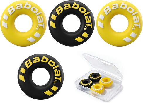 Tire-Shaped Tennis Racket Vibration Dampener, 6-Pack, Shock Absorbers for Racquet Strings, Reduces Vibration and Noise, Durable Rubber in Saudi Arabia