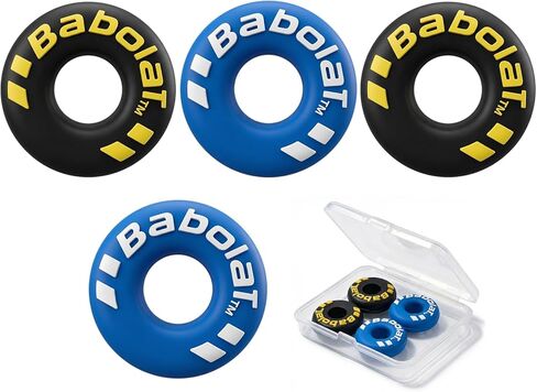 Tire-Shaped Tennis Racket Vibration Dampener, 6-Pack, Shock Absorbers for Racquet Strings, Reduces Vibration and Noise, Durable Rubber in Saudi Arabia