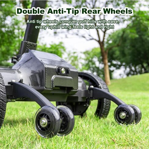 G3 Electric Golf cart,Electric Golf Push Cart Auto Follow You, 45 Holes Battery,Remote/APP/Manual Control,Anti-Tipping,Electric Golf Push cart with Remote,Umbrella,& Phone Holder in Saudi Arabia