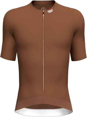 Wulibike Men's Cycling Jersey Short Sleeve - Slim Fit - Breathable Bike Shirt for Lean & Lightweight Cyclists (Runs Small) in Kuwait