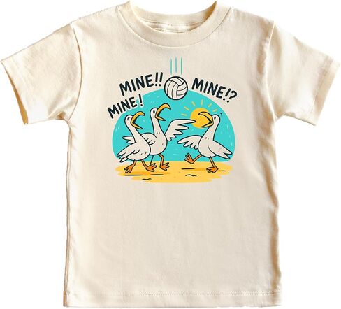 Mine Mine Mine Funny Volleyball Unisex Shirt Seagull Beach Volleyball T-Shirt for Adults & Kids in Saudi Arabia