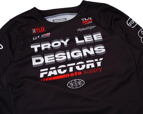 Troy Lee Designs Youth GP Pro Jersey, Factory Black, Small in Saudi Arabia