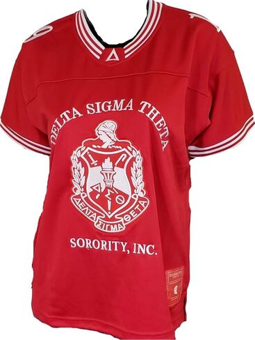 قميص كرة القدم Buffalo Dallas Delta Sigma/Σ Theta Crest [أحمر - M] - ID#31058 in Saudi Arabia