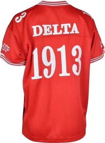 قميص كرة القدم Buffalo Dallas Delta Sigma/Σ Theta Crest [أحمر - M] - ID#31058 in Saudi Arabia