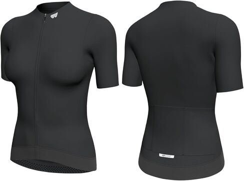 Wulibike Cycling Jersey Women Short Sleeve,Breathable Bike Shirt with 3 Rear Pockets for Summer Road Cycling & Casual Rides in Kuwait