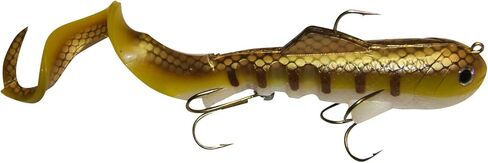 Super-D Swimbait - Realistic Fishing Lures for Bass, Musky, Walleye, Crappie, and More - Fishing Gifts for Men - 4.7oz 9" (14" w/Tail) Swim Baits, Bass Lures (Dark Side Sucker) in Kuwait