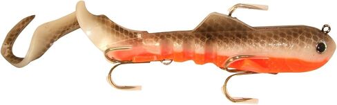 Super-D Swimbait - Realistic Fishing Lures for Bass, Musky, Walleye, Crappie, and More - Fishing Gifts for Men - 4.7oz 9" (14" w/Tail) Swim Baits, Bass Lures (Dark Side Sucker) in Kuwait