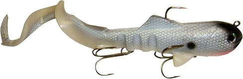 Super-D Swimbait - Realistic Fishing Lures for Bass, Musky, Walleye, Crappie, and More - Fishing Gifts for Men - 4.7oz 9" (14" w/Tail) Swim Baits, Bass Lures (Dark Side Sucker) in Kuwait