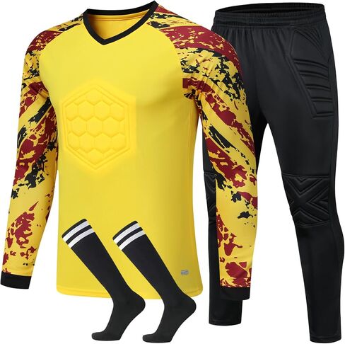 Youth Goalkeeper Kit for Boys and Girls - Football Goalkeeper Jersey and Shorts for Kids in Saudi Arabia