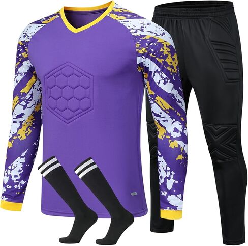 Youth Goalkeeper Kit for Boys and Girls - Football Goalkeeper Jersey and Shorts for Kids in Saudi Arabia