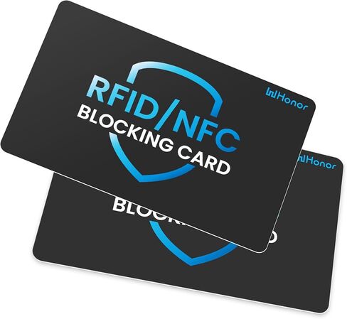 RFID Blocking Card 6 Pack, Contactless NFC Debit Credit Card Passport Protector, RFID Card Blocker for Men & Women, One Card Protects Entire Wallet in Kuwait