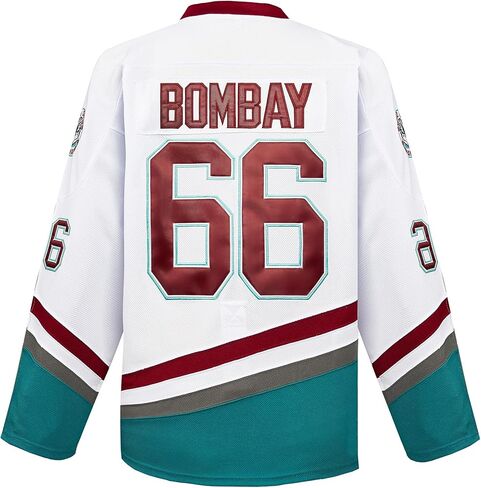 Mighty Ducks Jersey Movie Ice Hockey Jersey Charlie Conway #96 Adam Banks #99, 90S Hip Hop Clothing for Party with Kids＆Adult in Kuwait