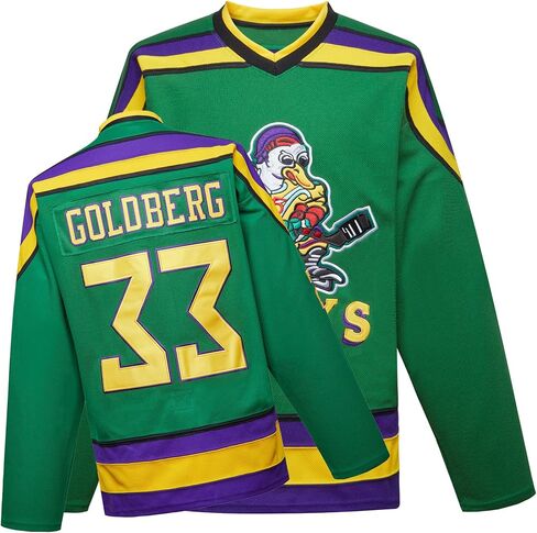 Mighty Ducks Jersey Movie Ice Hockey Jersey Charlie Conway #96 Adam Banks #99, 90S Hip Hop Clothing for Party with Kids＆Adult in Kuwait